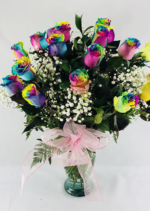 Rainbow Roses