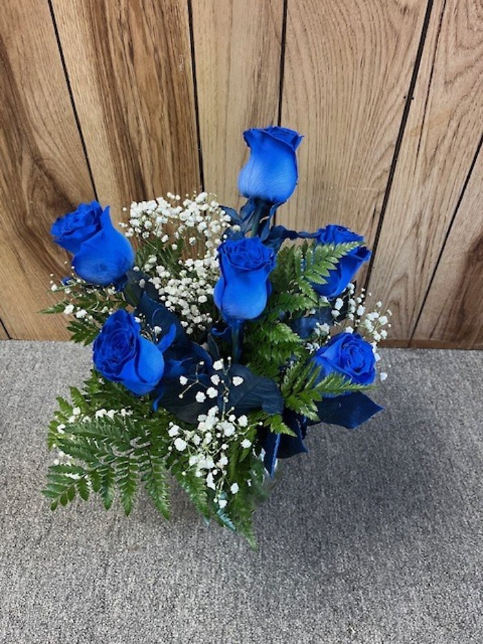 BLUE ROSE HALF DOZEN