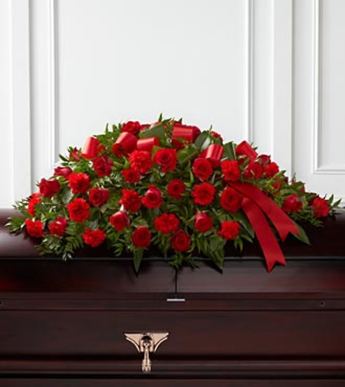 Red Rose & Carnation Blanket
