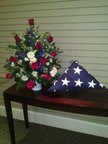 Patriotic Funeral Urn